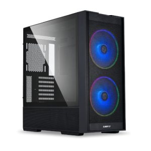 Lian Li LANCOOL 206 Tower PC Case (Black & White)