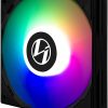 Lian Li ST120-3B Addressable RGB 120MM Black & White Fan-Triple Pack - Image 2