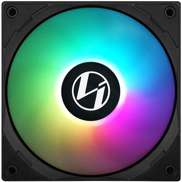 Lian Li ST120-3B Addressable RGB 120MM Black & White Fan-Triple Pack - Image 3