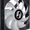 Lian Li ST120-3B Addressable RGB 120MM Black & White Fan-Triple Pack - Image 8