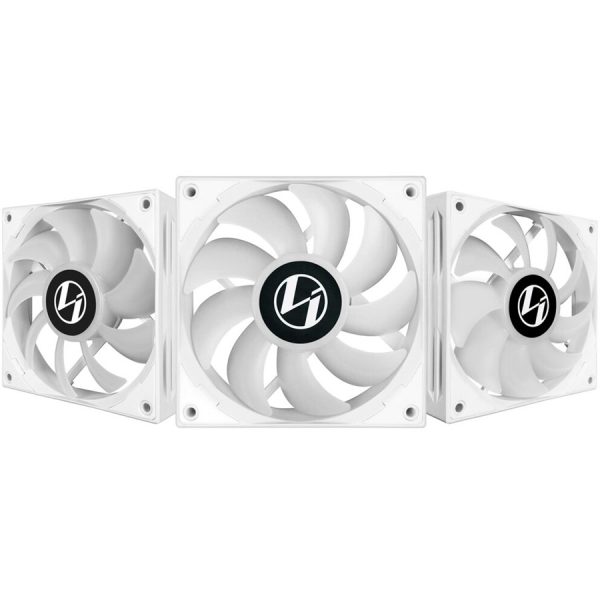Lian Li ST120-3B Addressable RGB 120MM Black & White Fan-Triple Pack - Image 9