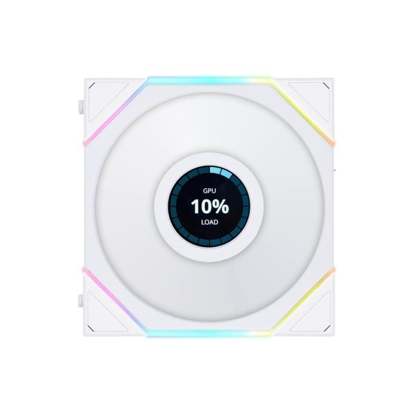 Lian Li UNI Fan TL LCD 120 ARGB Case Fan - Triple Pack - Black & White - Image 6