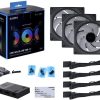 LIAN LI UNI FAN SL INFINITY 120 RGB 3 PCS PACK UF-SLIN120-3B Black & White - Image 3