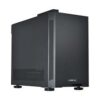 LIAN LI TU150 Aluminum Tempered Glass ITX Case – Black Color - Image 3