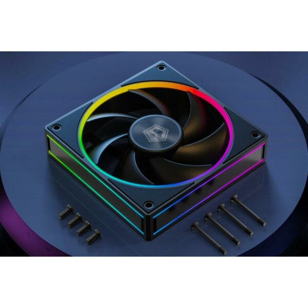 ID-Cooling AF-127-ARGB-K Trio 120mm Case Fan-Black - Image 2