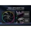 ID-Cooling AF-127-ARGB-K Trio 120mm Case Fan-Black - Image 3