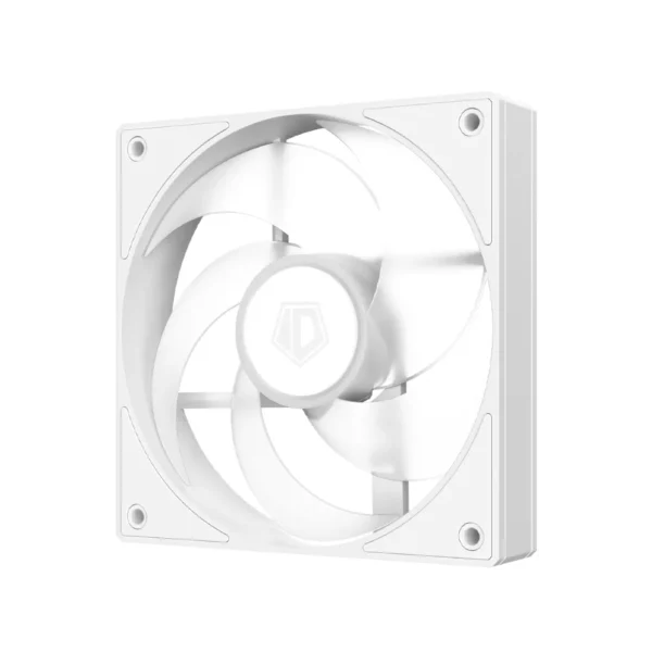 ID-COOLING AS-120-ARGB K-TRIO 120mm Case Fan (White & Black) - Image 3