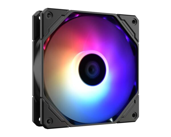ID-Cooling TF-12025-PRO-ARGB Trio 120mm Case Fan (White & Black) - Image 6
