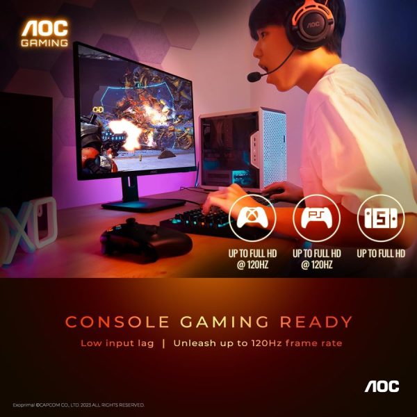 AOC 27G15N 27" 180Hz Gaming Monitor - Image 4