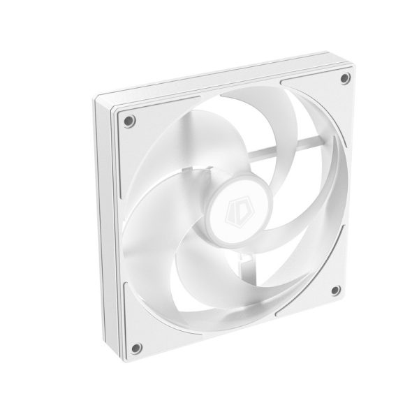 ID-Cooling AS-120-ARGB-W Single 120mm Case Fan White - Image 3