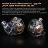 KZ EDX Pro X in Ear Earphone Wired Gaming Earbud, Detachable Cable for Audiophile with mic (Black & White) - Image 5