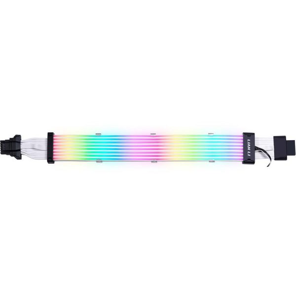 Lian Li Strimer Plus V2 12VHPWR to 12VHPWR 320mm Extension ARGB Cable, 8x Light Guide - Image 2