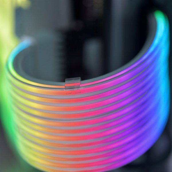 LIAN LI STRIMER PLUS V2 24 Pin Addressable RGB Power Extension Cable Strimer L-connect 3.0 Controller Included - Image 2