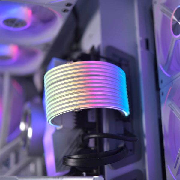 LIAN LI STRIMER PLUS V2 24 Pin Addressable RGB Power Extension Cable Strimer L-connect 3.0 Controller Included - Image 3