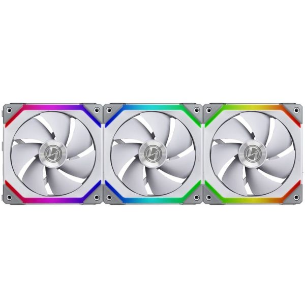 Lian Li UNI Fan SL120 ARGB White, 3 x Fans with Controller, UF-SL120-3W
