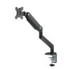 MXG BMA-12U Single Monitor Premium Aluminum Spring-Assisted With 3.0 USB Cable Monitor Arm Matte Black - Image 2