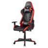 MXG GCH-01 Large Diamound Quilted PU with Headrest and Lumbar Support Gaming Chair (red and black) - Image 3