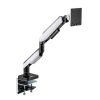 MXG HMA-12R Heavy Duty RGB Gaming Monitor Arm Matte White (Support upto 49inch Monitor) - Image 2