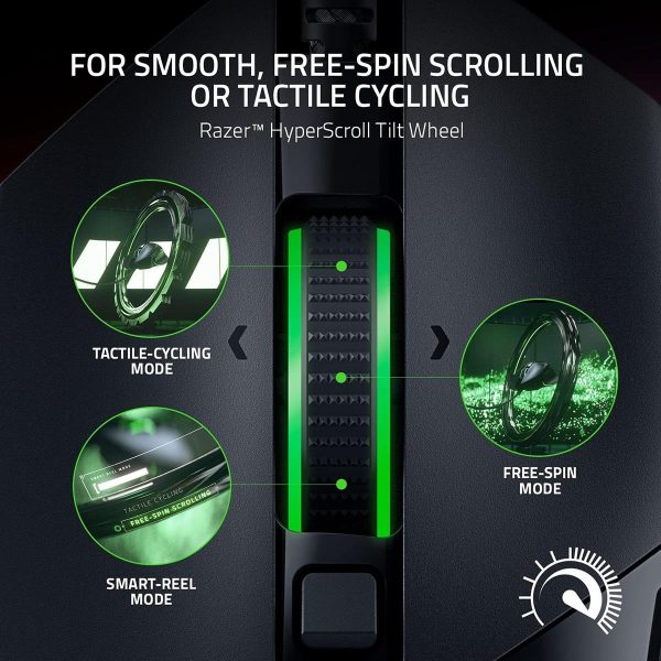 Razer Basilisk V3 Customizable Ergonomic Gaming Mouse 11 Programmable Buttons, HyperScroll Tilt Wheel - Image 6