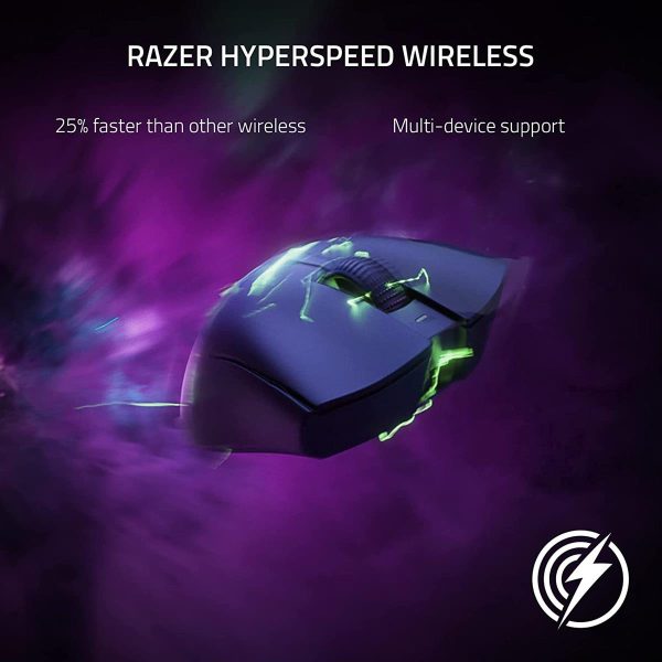 Razer DeathAdder V3 Pro Ultra-lightweight Wireless Ergonomic Esports Mouse - Black & White - Image 11