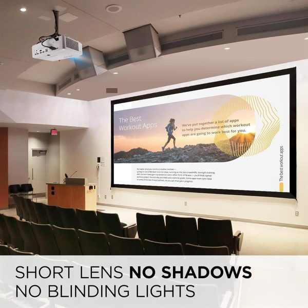 ViewSonic LS921WU 6000 Lumens WUXGA Short Throw Laser Projector for 200 Inch Screen, Dual HDMI - Image 2