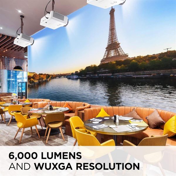 ViewSonic LS921WU 6000 Lumens WUXGA Short Throw Laser Projector for 200 Inch Screen, Dual HDMI - Image 3