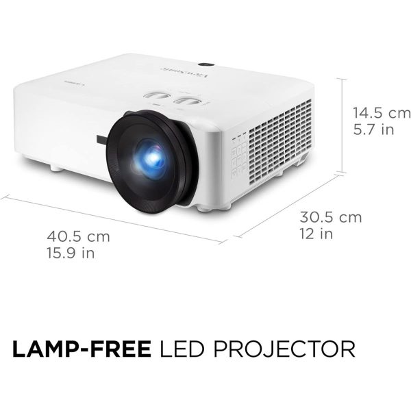 ViewSonic LS921WU 6000 Lumens WUXGA Short Throw Laser Projector for 200 Inch Screen, Dual HDMI - Image 5