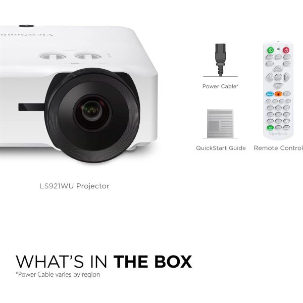 ViewSonic LS921WU 6000 Lumens WUXGA Short Throw Laser Projector for 200 Inch Screen, Dual HDMI - Image 8
