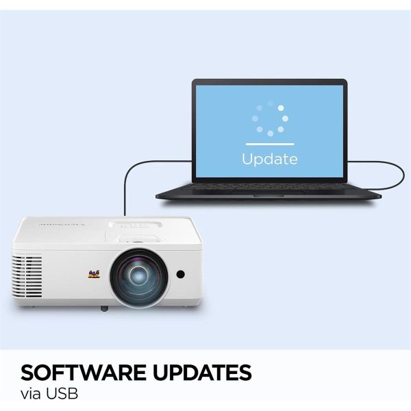 ViewSonic PS502W 4000 Lumens WXGA Short Throw Projector - Image 2