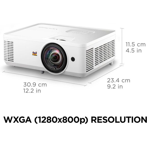 ViewSonic PS502W 4000 Lumens WXGA Short Throw Projector - Image 4