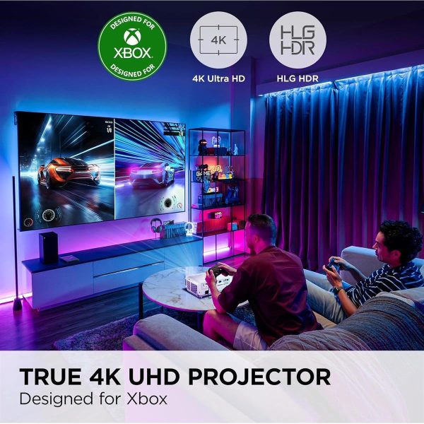 ViewSonic PX749-4K 4000-Lumen XPR UHD 4K Gaming & Home Theater DLP Projector - Image 2