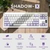 Epomaker Shadow-X White Purple - Mulan - Image 2