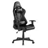 MXG GCH-01 Large Diamond Quilted PU with Headrest and Lumbar Support Gaming Chair Black - Image 2