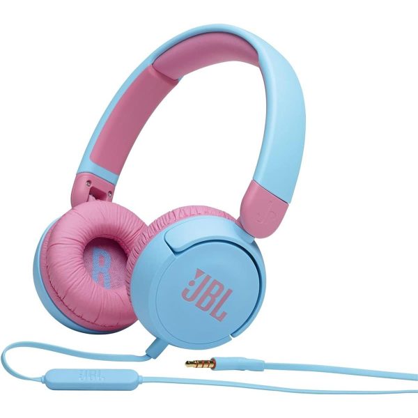 JBL JR310 Kids On-Ear Headphones - Blue & Red - Image 2