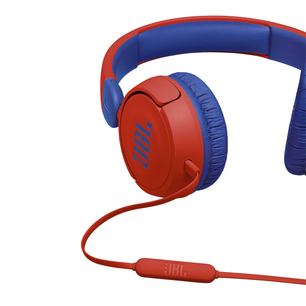 JBL JR310 Kids On-Ear Headphones - Blue & Red - Image 8