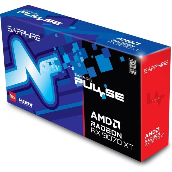 Sapphire Pulse AMD Radeon RX 9070 Gaming Graphics Card with 16GB