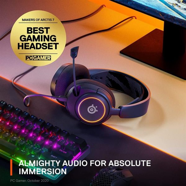 SteelSeries Arctis Nova 3 RGB Lightweight Gaming Headset - Image 2