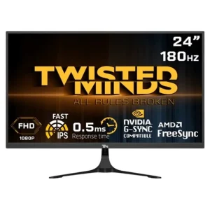 Twisted Minds 23.8inch ,TM24FHD 180hz, IPS , FAST IPS,0.5 MS, HDMI2.0 Gaming Monitor