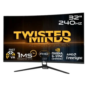 Twisted Minds FHD 32”, TM32RFA 240Hz, 1ms, HDMI 2.0 Gaming Monitor