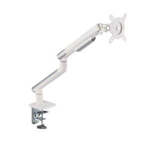 Twisted Minds Single Premium Slim Spring-Assisted Monitor Arm - White