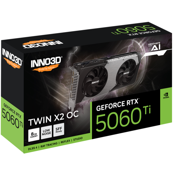 Inno3D GeForce RTX 5060 Ti 16GB Twin X2 GDDR7 Gaming Graphics Card - Image 3