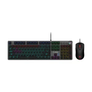MSI Forge GK310 Combo, Gaming RGB Mechanical Keyboard & Forge Mouse Set, Anti-Ghosting, 7200 DPI Optical Sensor – Red Switches