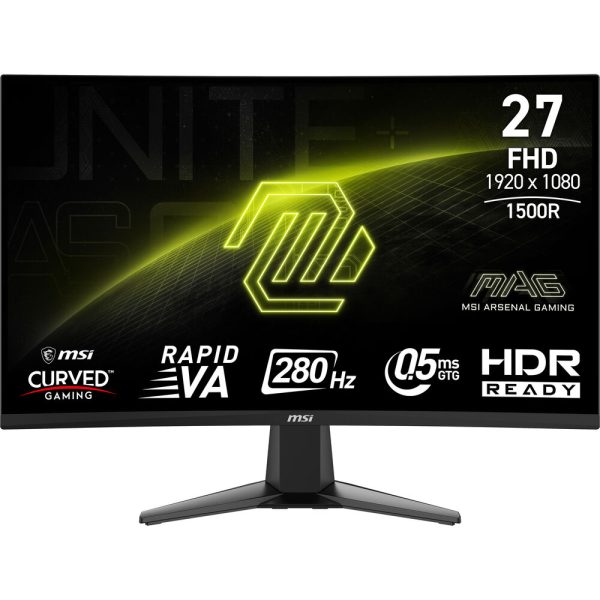MSI MAG 276CXF 27″ Full HD HDR 280Hz Curved Gaming Monitor