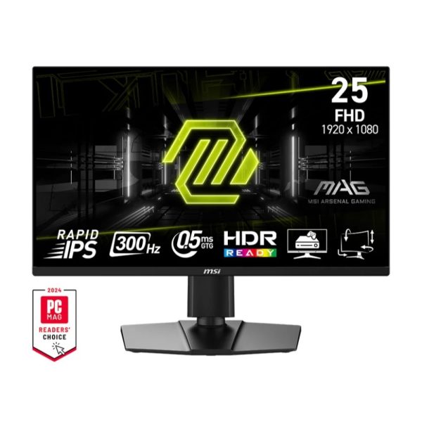 MSI MAG G255PXF 24.5″ 1080p 300Hz 0.5ms IPS Gaming Monitor