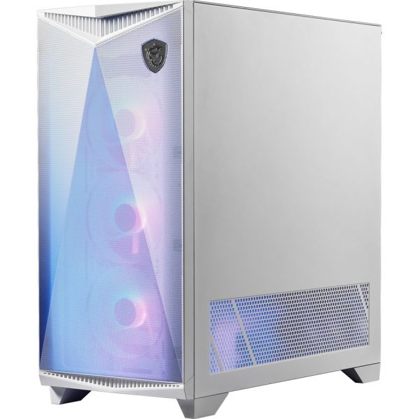 MSI MPG GUNGNIR 300R AIRFLOW ,2xUSB 3.2 Gen 1, 1xUSB 3.2 Gen2 Type-C Tempered Glass Window (Black & White) - Image 9