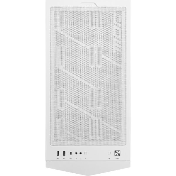 MSI MPG GUNGNIR 300R AIRFLOW ,2xUSB 3.2 Gen 1, 1xUSB 3.2 Gen2 Type-C Tempered Glass Window (Black & White) - Image 12
