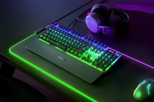 SteelSeries Apex 7 Compact Mechanical Gaming Keyboard - Cherry MX Red (Linear) - Image 3