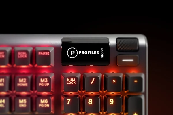 SteelSeries Apex 7 Compact Mechanical Gaming Keyboard - Cherry MX Red (Linear) - Image 4