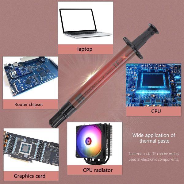 Thermalright TFX 2g Thermal Grease, Heat Sink Compound, 14.3W/m.k, 2 Grams, Graphic Card, CPU, Laptop - Image 5