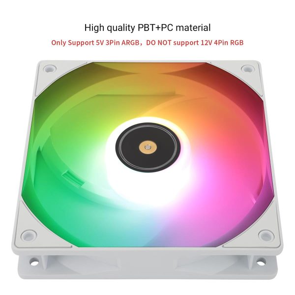 Thermalright TL-E12B-S V3 120mm Black ARGB CPU Fan Black & White - Image 7